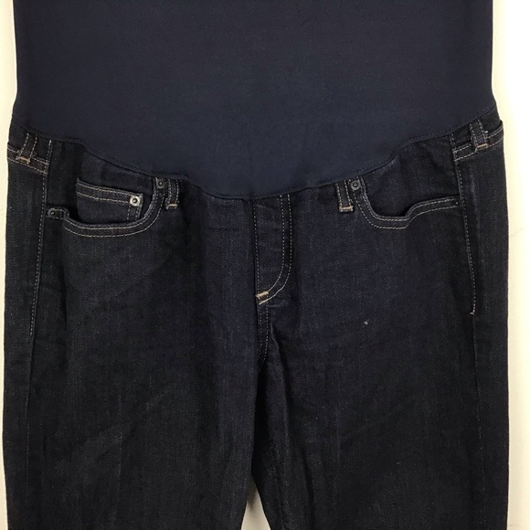 Gap maternity true waistband full panel jeans long and lean size 4-6 - Picture 2 of 7